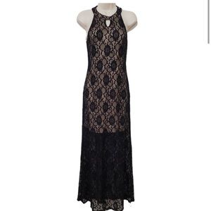 Black Floral Maxi Dress